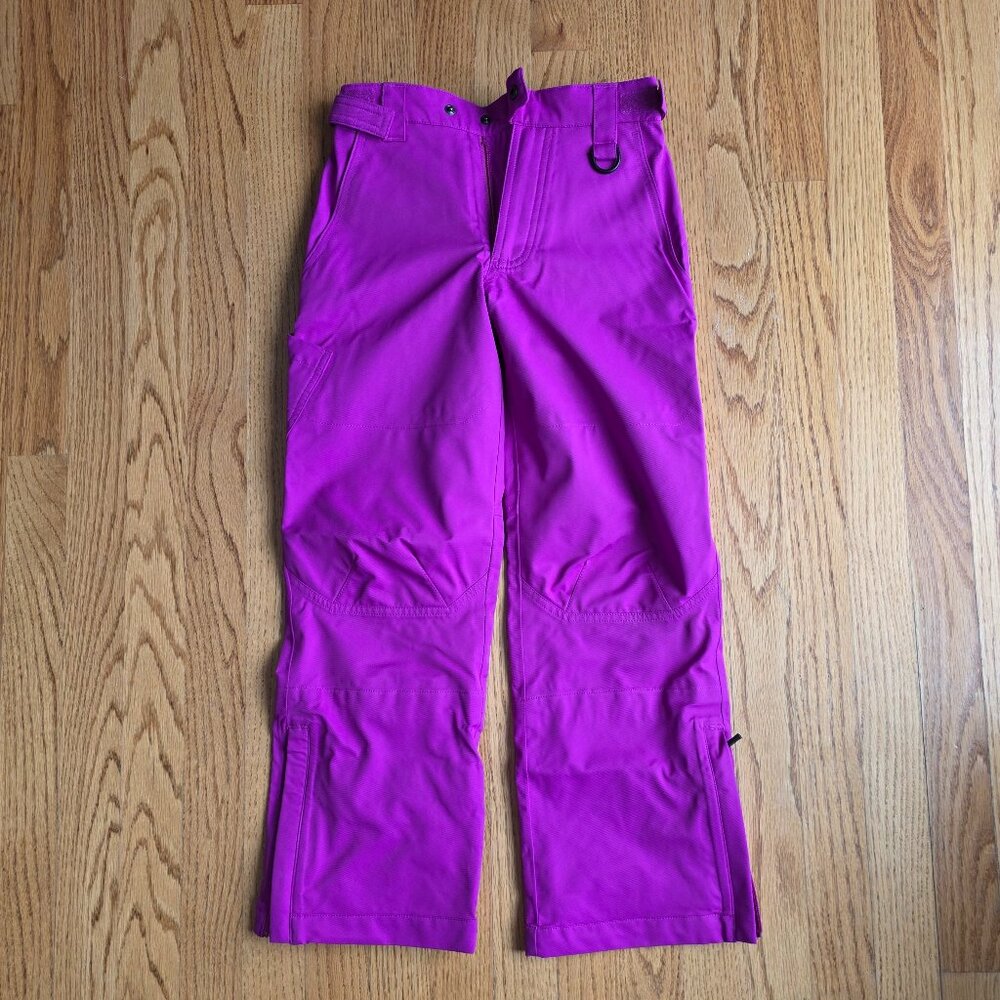 L.L. BEAN Girl's Cold Buster Snow Pants | Size 8 | Pink Gaiters Shell Only